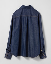 SHIRT IN DENIM - DARK RINSED -  - 2 | CELINE