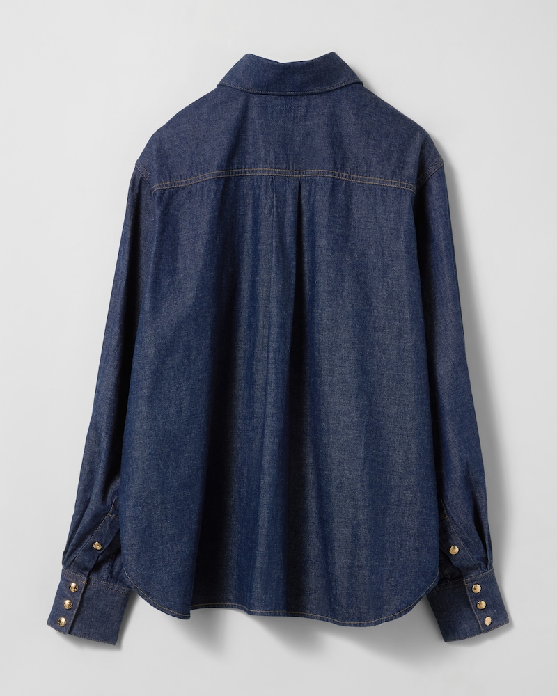 CAMISA EM DENIM - DARK RINSED -  - 1 | CELINE