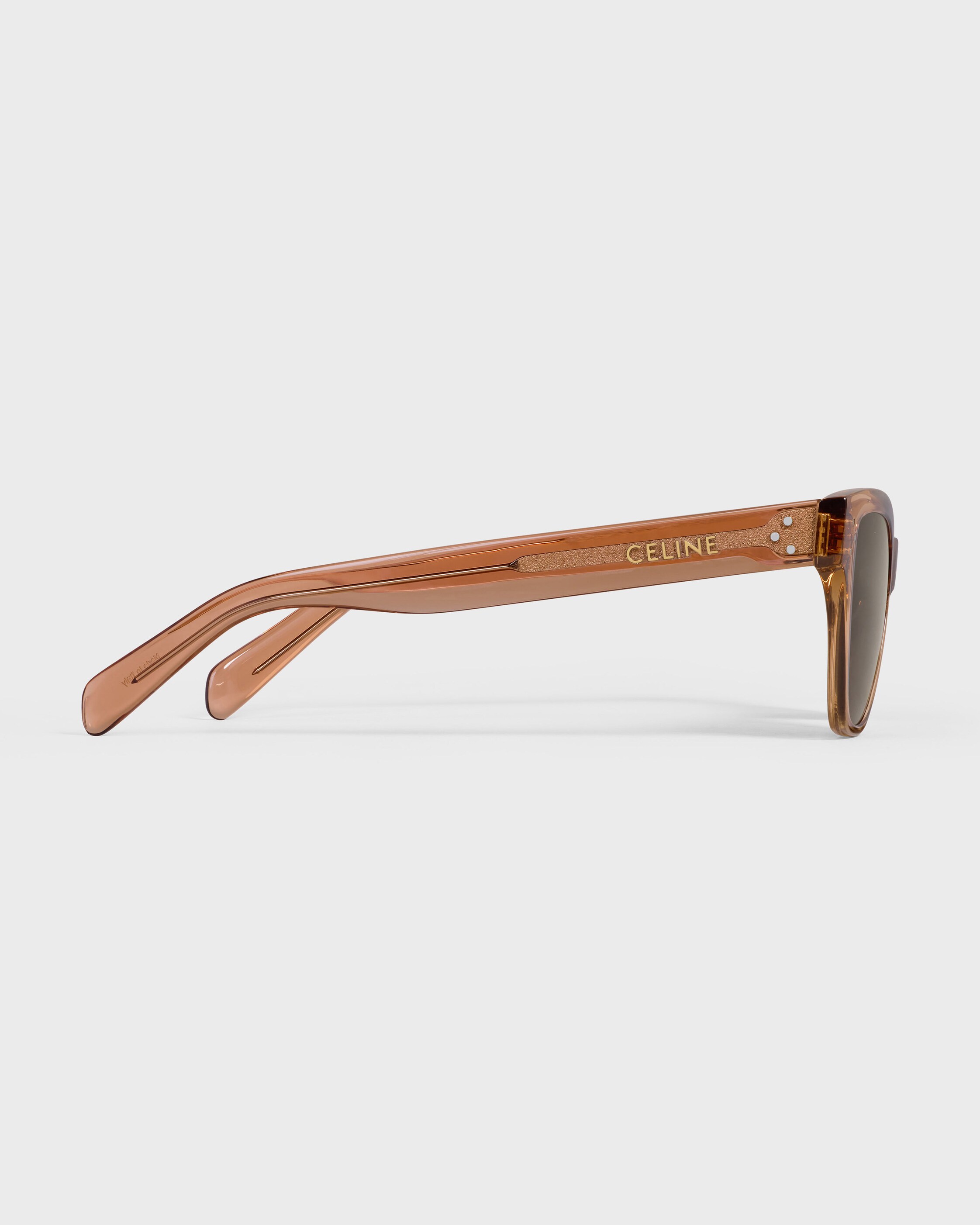 Cat Eye S359 sunglasses in Acetate - TRANSPARENT AMBER | CELINE
