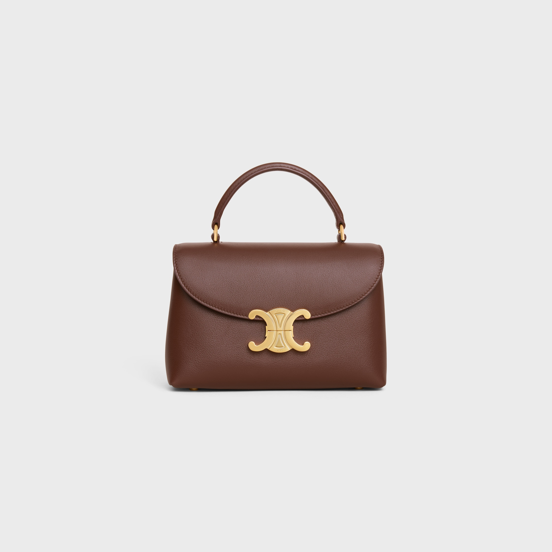 TEEN NINO BAG IN SUPPLE GRAINED CALFSKIN - CHESTNUT | CELINE
