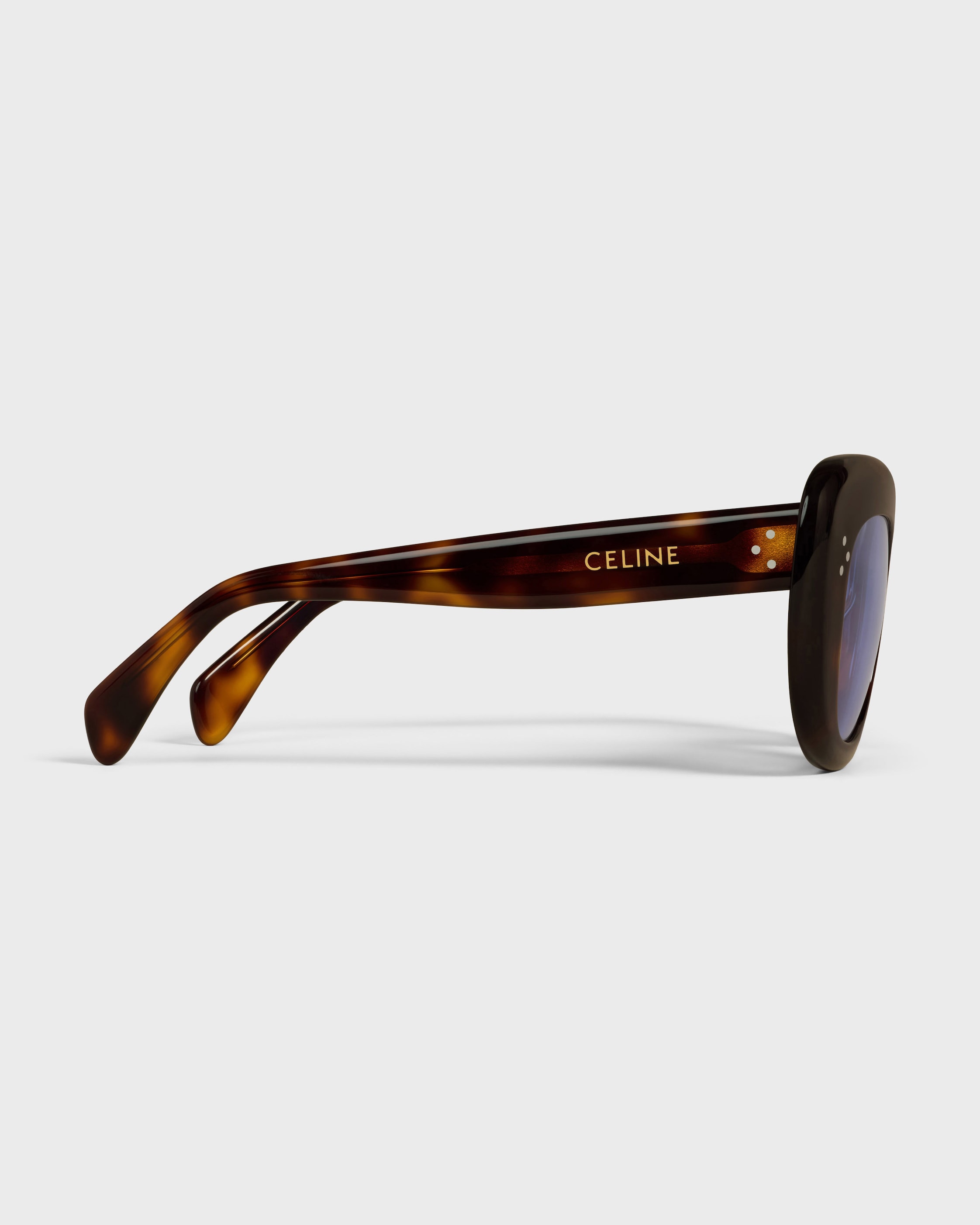 DIANE SUNGLASSES IN ACETATE - DARK HAVANA | CELINE