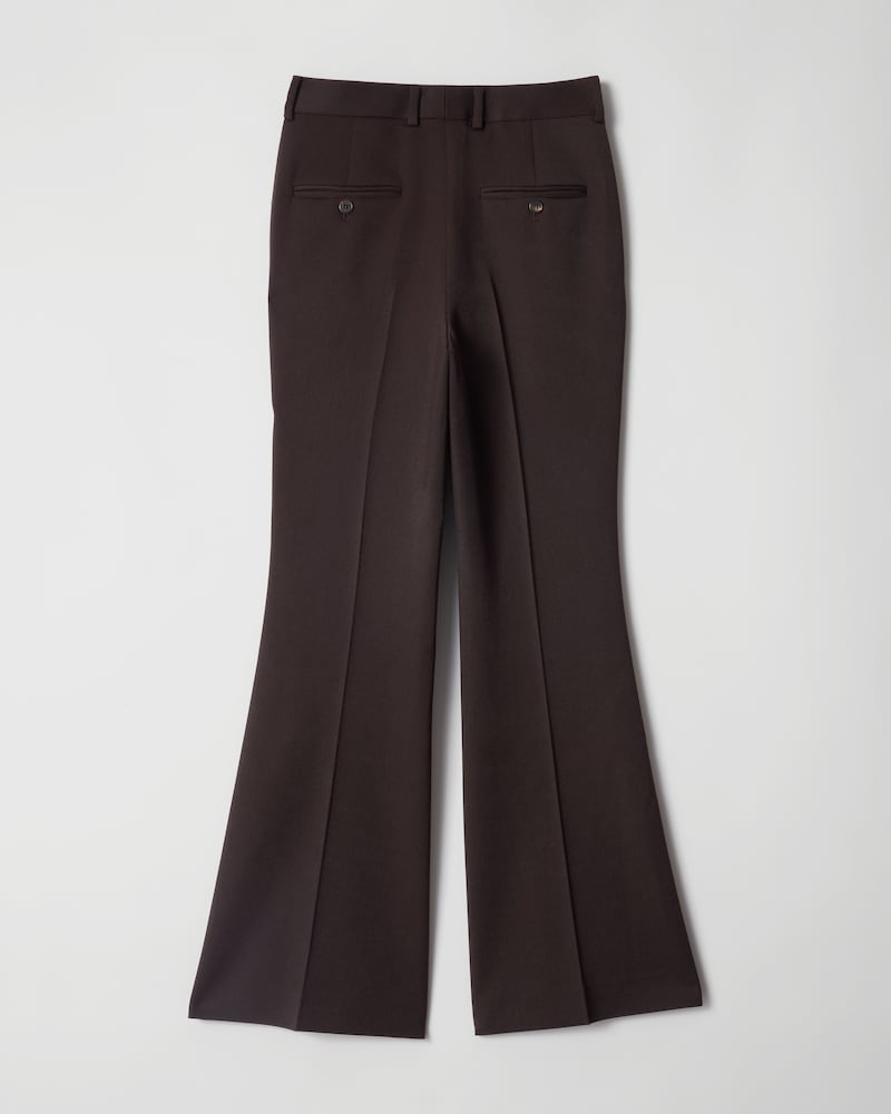 KICK-FLARE TROUSERS - BROWN -  - 1 | CELINE