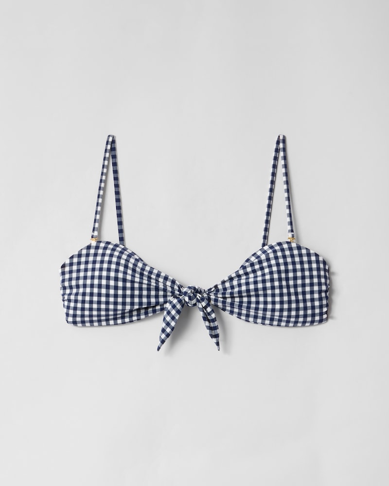 bandeau jersey mat - BLANC/BLEU -  - 1 | CELINE