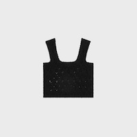 탑 - 코튼 포인텔 - 블랙 -  - 2 | CELINE