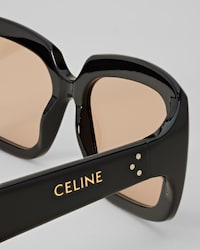 Lunettes de soleil Françoise en Acétate - Noir -  - 2 | CELINE