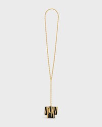 Celine Nevelson Project Necklace Vermeil and Oak Wood - GOLD / BLACK - NECKLACES - 1 | CELINE