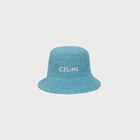 bucket hat IN raffia - BLEU CIEL -  - 1 | CELINE