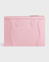 미디엄 파우치 - 글로시 카프스킨 - 더티 핑크 - NEW - 2 | CELINE