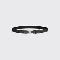 Triomphe Belt 25MM  IN Triomphe Canvas - BLACK -  - 1 | CELINE