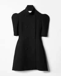 mini dress IN wool crepe - BLACK -  - 1 | CELINE