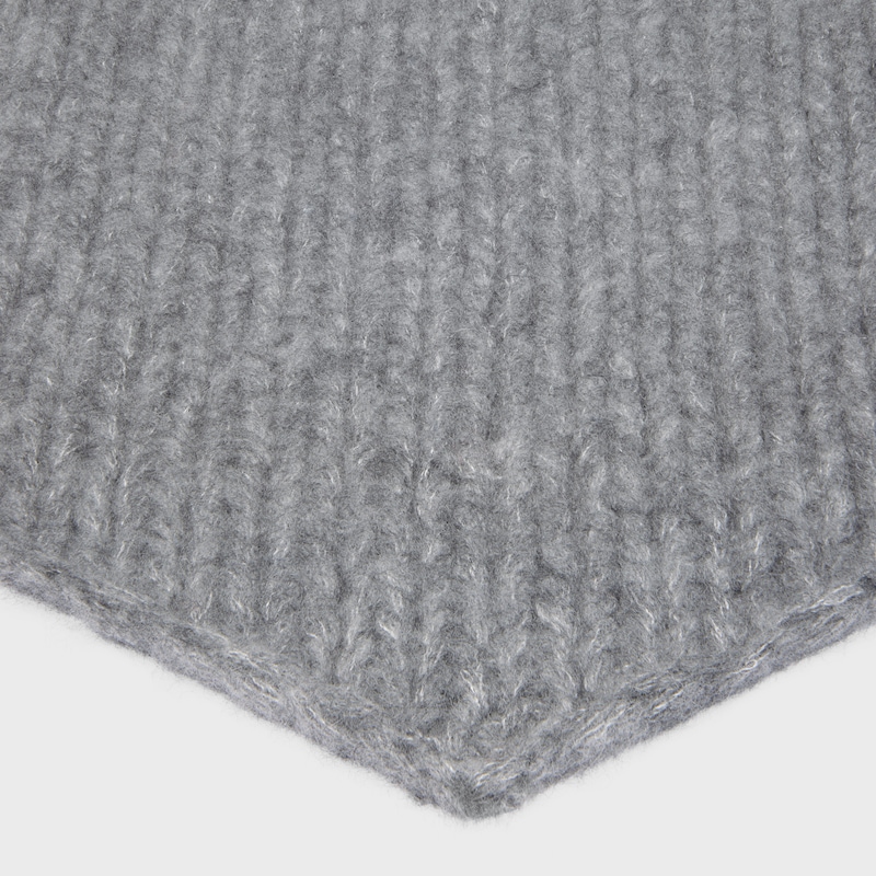 bandana in cashmere e seta - GRIGIO CHIARO -  - 1 | CELINE