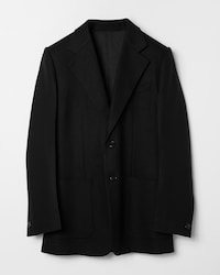 tailored jacket IN CASHMERE FLANNEL - BLACK -  - 1 | CELINE
