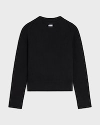 JERSEY CON CUELLO REDONDO DE CACHEMIRA - NEGRO -  - 2 | CELINE