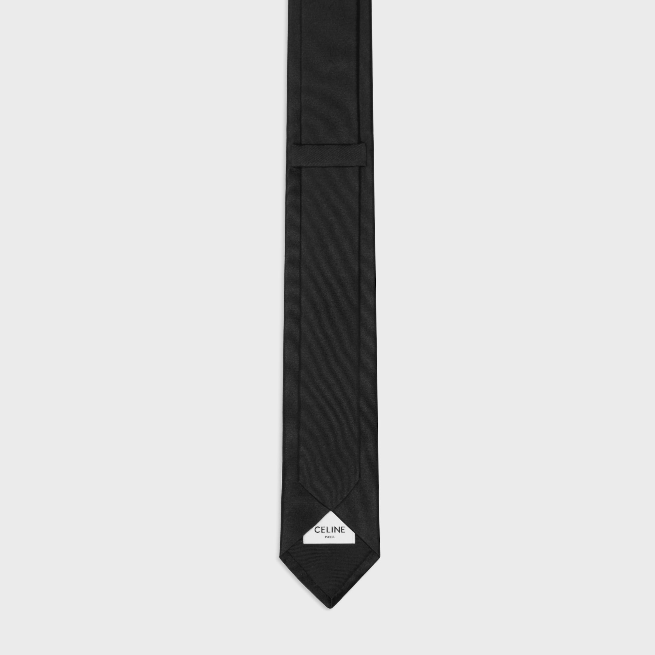 tie IN satin silk - BLACK | CELINE