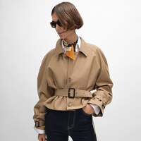 lavalliere IN silk twill - VANILLA/BLUE/BROWN -  - 2 | CELINE