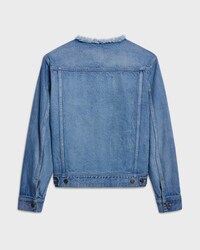 VESTE DENIM SANS COL - CLEAR WATERFALL -  - 2 | CELINE