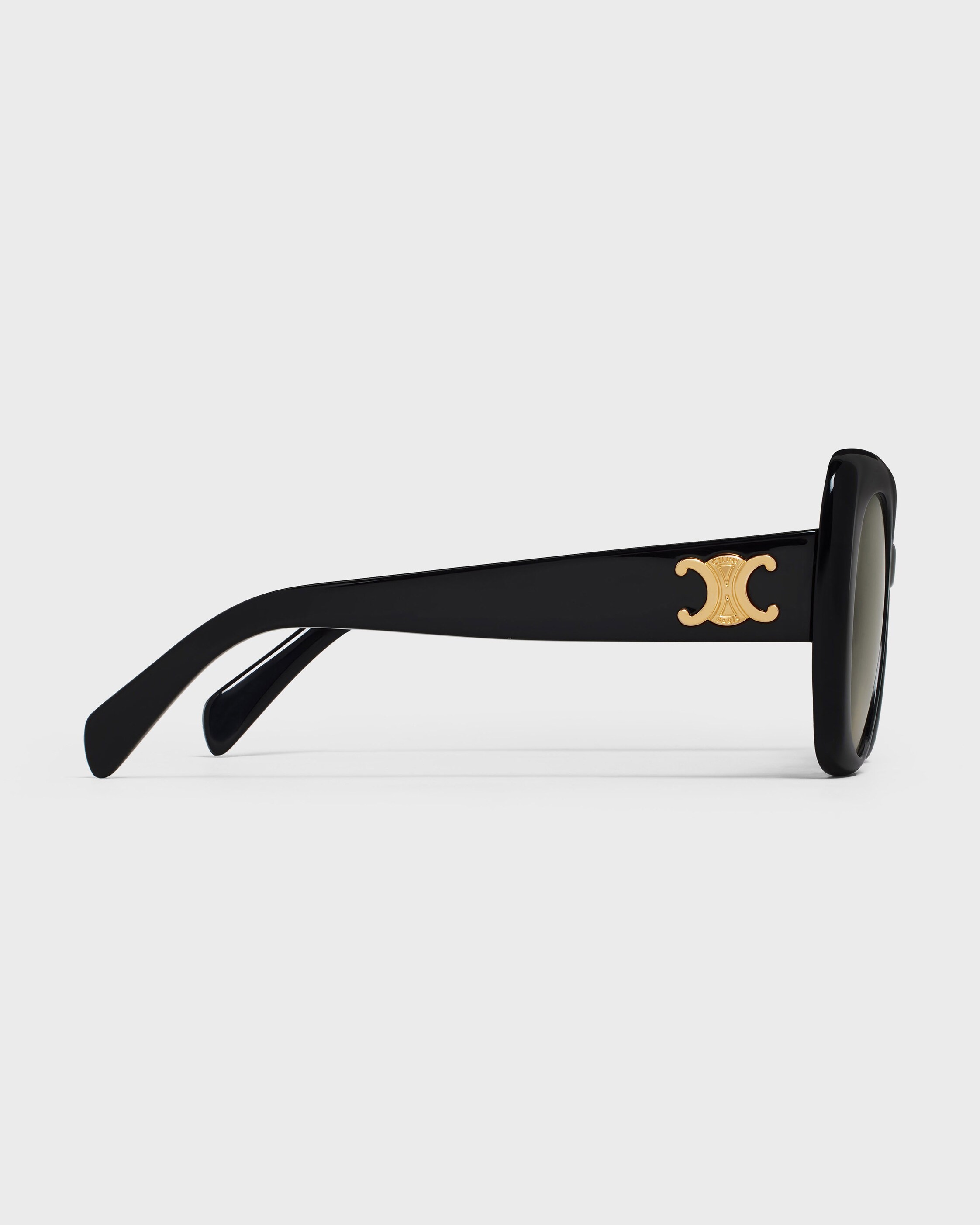 Triomphe 06 Sunglasses in Acetate - BLACK | CELINE