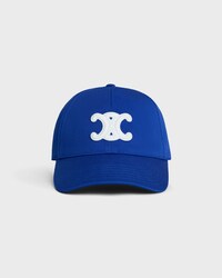 トリオンフ ベースボールキャップ / コットンギャバジン - ロイヤルブルー -  - 2 | CELINE