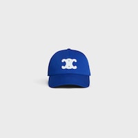 triomphe baseball cap IN cotton gabardine - BLEU ROI -  - 2 | CELINE