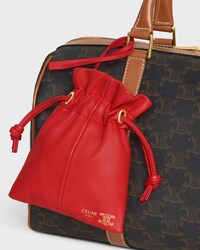 MICRO CRYSTAL POUCH IN SMOOTH LAMBSKIN - ULTRA RED - ACCESSORIES - 2 | CELINE