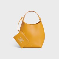 SMALL HOBO IN SUPPLE SMOOTH CALFSKIN - MARIGOLD - SHOULDER BAGS - 1 | CELINE
