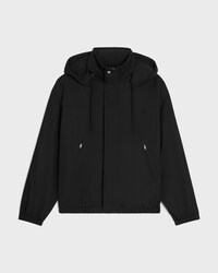 WINDBREAKER IN nylon twill - BLACK -  - 1 | CELINE