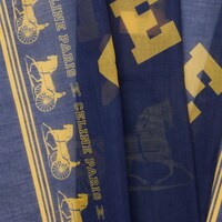 bandana IN cotton - NAVY/YELLOW -  - 2 | CELINE
