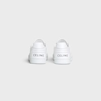 CELINE TRAINER CT-04 LOW LACE-UP SNEAKER in CALFSKIN - OPTIC WHITE -  - 2 | CELINE