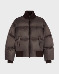 puffer jacket IN light nylon - DARK KAKI -  - 1 | CELINE