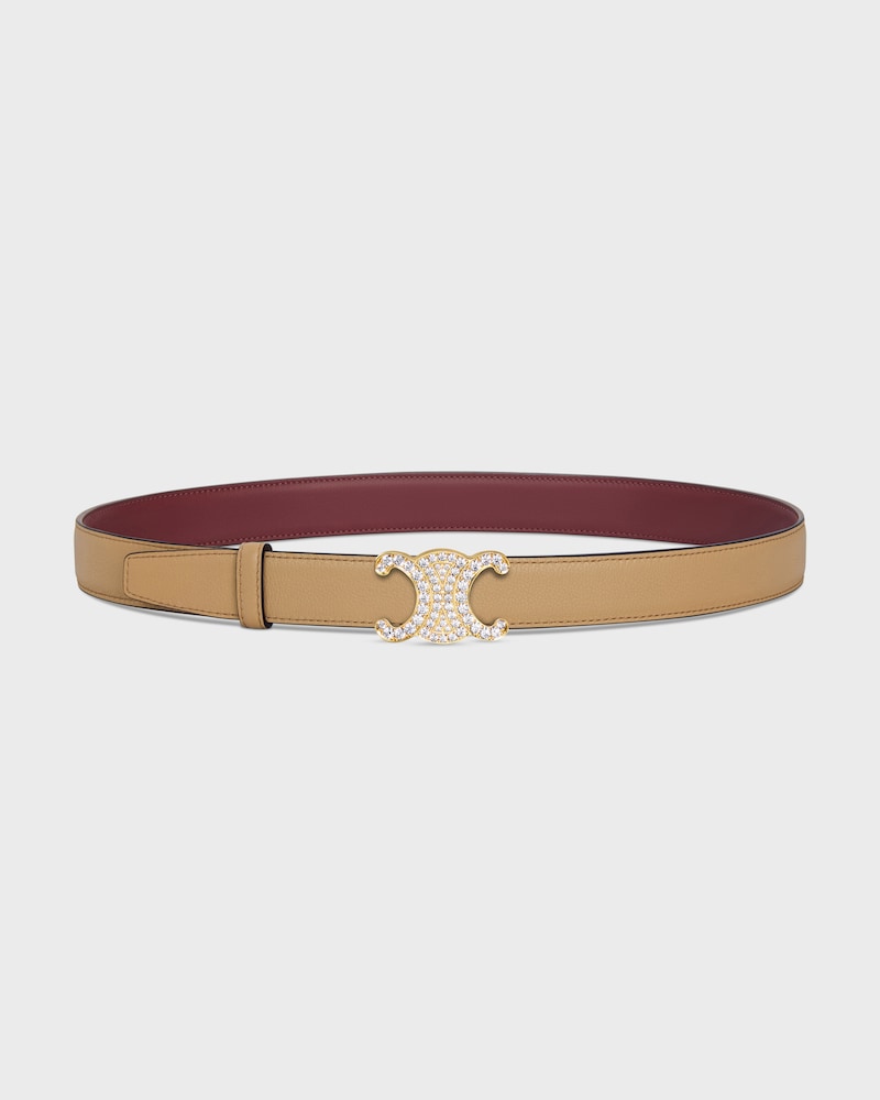 Reversible Strap 25MM IN Smooth and Grained Calfskin -  -  - 1 | CELINE