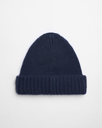 KNIT TRAVEL BEANIE - NAVY -  - 2 | CELINE