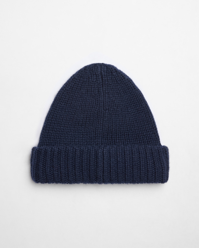 KNIT TRAVEL BEANIE - NAVY -  - 1 | CELINE