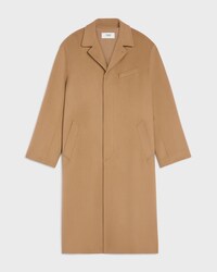 mac coat IN WOOL CLOTH - CAMEL -  - 1 | CELINE