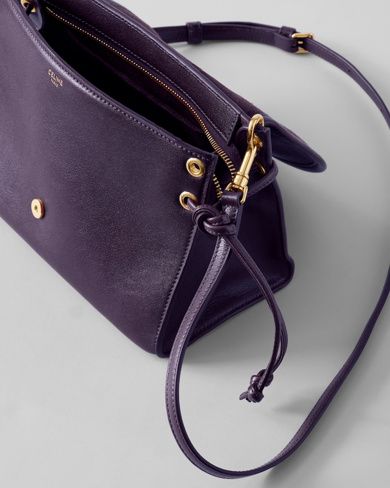 SOFT TRIOMPHE WEDGE小号手袋 - 西拉葡萄色 - 新品 - 1 | CELINE