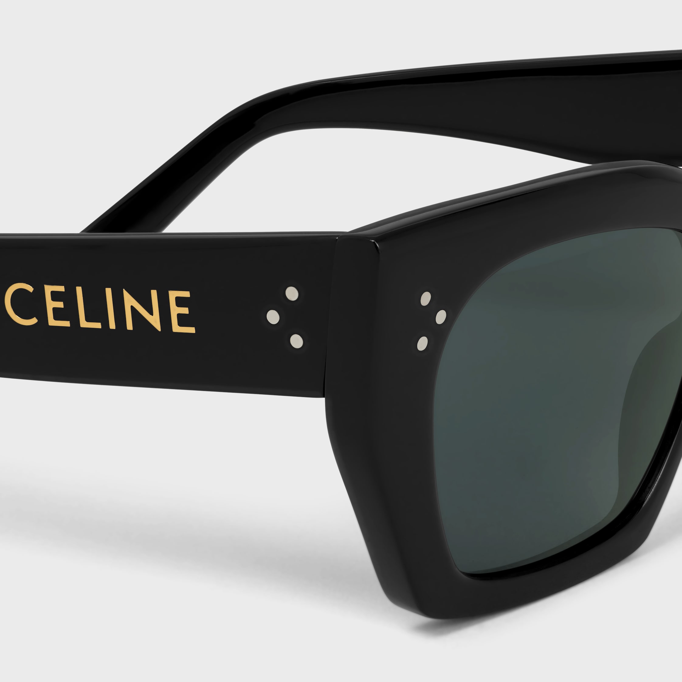 Cat Eye S342 sunglasses in Acetate - BLACK | CELINE