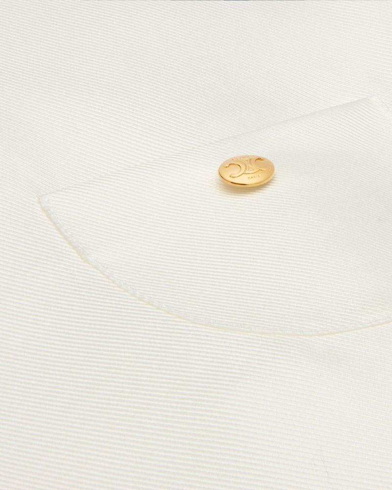 dress IN silk organza - OFF WHITE -  - 1 | CELINE