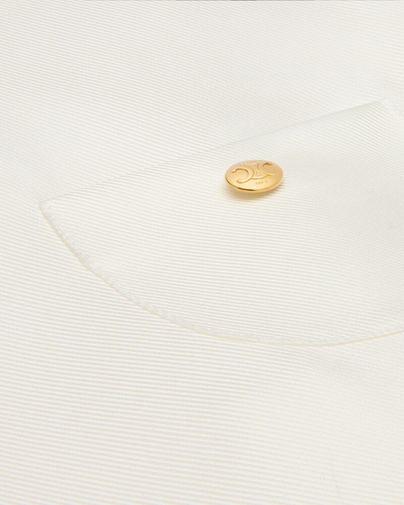 dress IN silk organza - OFF WHITE -  - 1 | CELINE