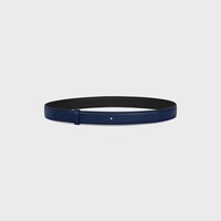 Reversible Strap 25MM IN Smooth and Grained Calfskin - DEEP NAVY / BLACK -  - 1 | CELINE