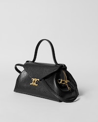 SMALL FLAIR BAG IN XL GRAINED CALFSKIN - BLACK - EVENING - 2 | CELINE