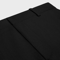 ethan trousers IN wool gabardine - BLACK -  - 2 | CELINE