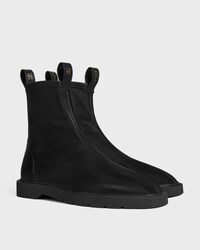 BOTA FLOW COM ZÍPER EM COURO DE CORDEIRO ELÁSTICO - PRETO - - 2 | CELINE