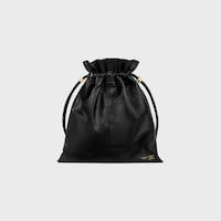 SMALL CRYSTAL POUCH IN LAMBSKIN - BLACK - EVENING - 1 | CELINE