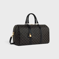 Travel Bag IN Triomphe Canvas AND calfskin - BLACK - CELINE ESSENTIALS - 2 | CELINE