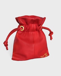 MICRO CRYSTAL POUCH IN SMOOTH LAMBSKIN - ULTRA RED - ACCESSORIES - 2 | CELINE