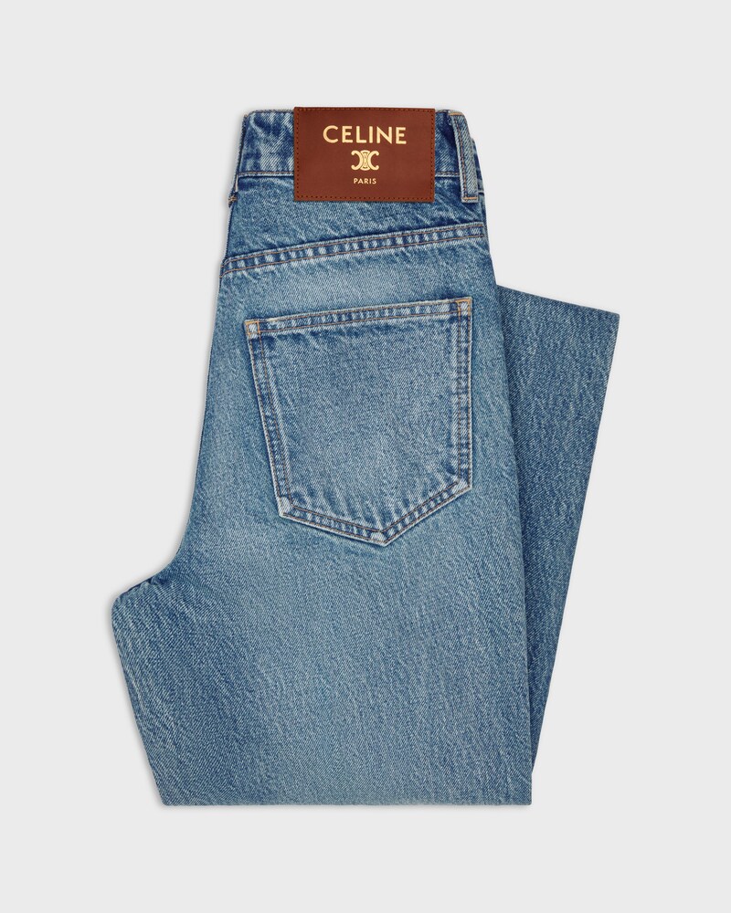 flare jeans 001 in denim - VIVIENNE GLASS -  - 1 | CELINE
