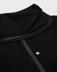 scarf jacket IN WOOL CLOTH - BLACK -  - 2 | CELINE