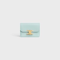 TRIOMPHE翻盖卡包 - 粉藍色 - 新品 - 1 | CELINE