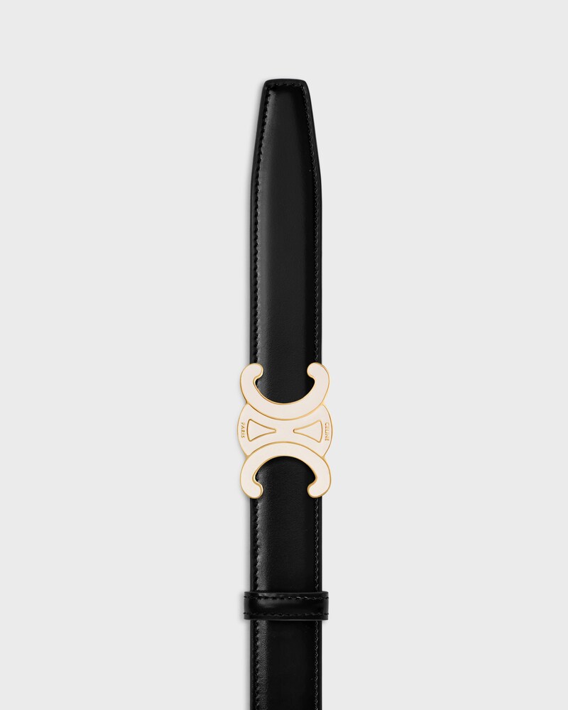 Reversible Strap 25MM IN TAURILLON AND NATURAL CALFSKIN -  -  - 1 | CELINE