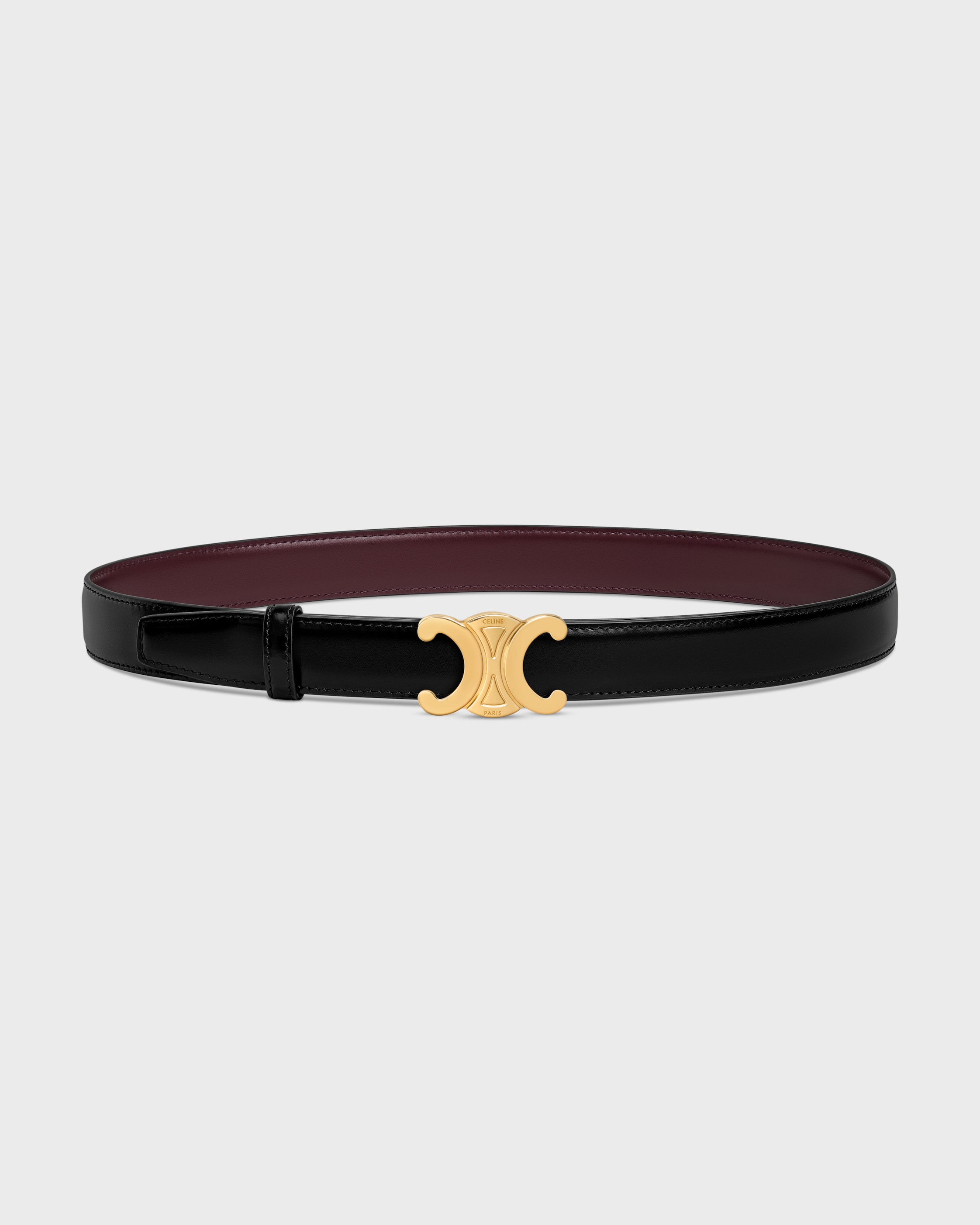 TRIOMPHE BUCKLE & REVERSIBLE STRAP 25MM - null | CELINE