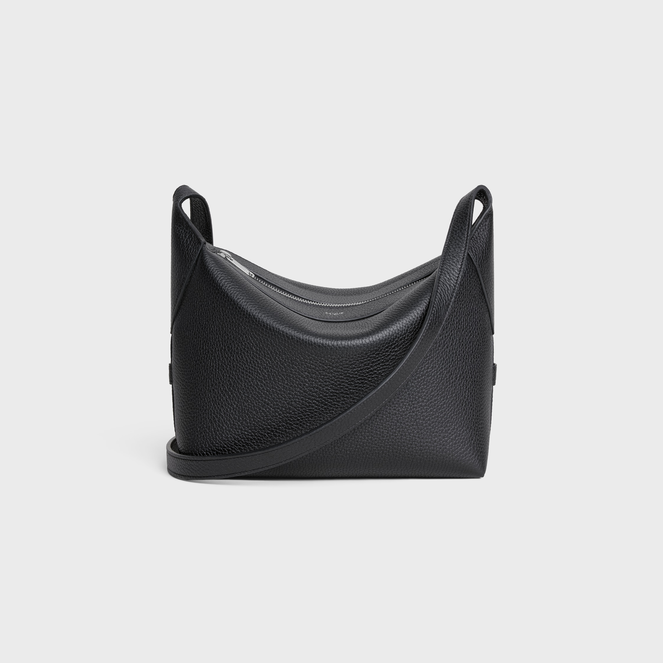 CROSSBODY BAG HARRY IN GRAINED CALFSKIN - BLACK | CELINE
